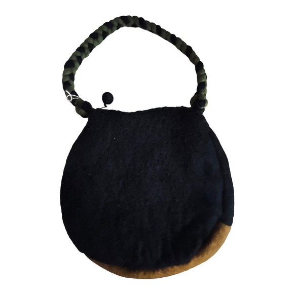 Wool Purse Rising Tide Autumn Leaf Handbag - Picture 7 of 12